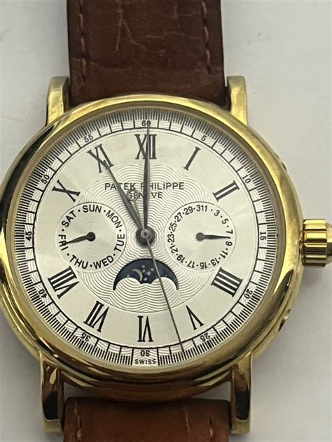 patek philippe geneve automatic 18k 5052|Patek Philippe geneva.